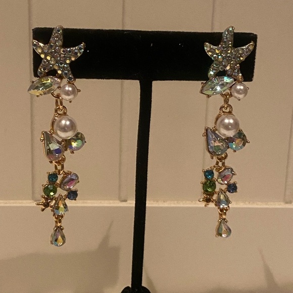 STUNNING sea star dangle earrings - Picture 4 of 15